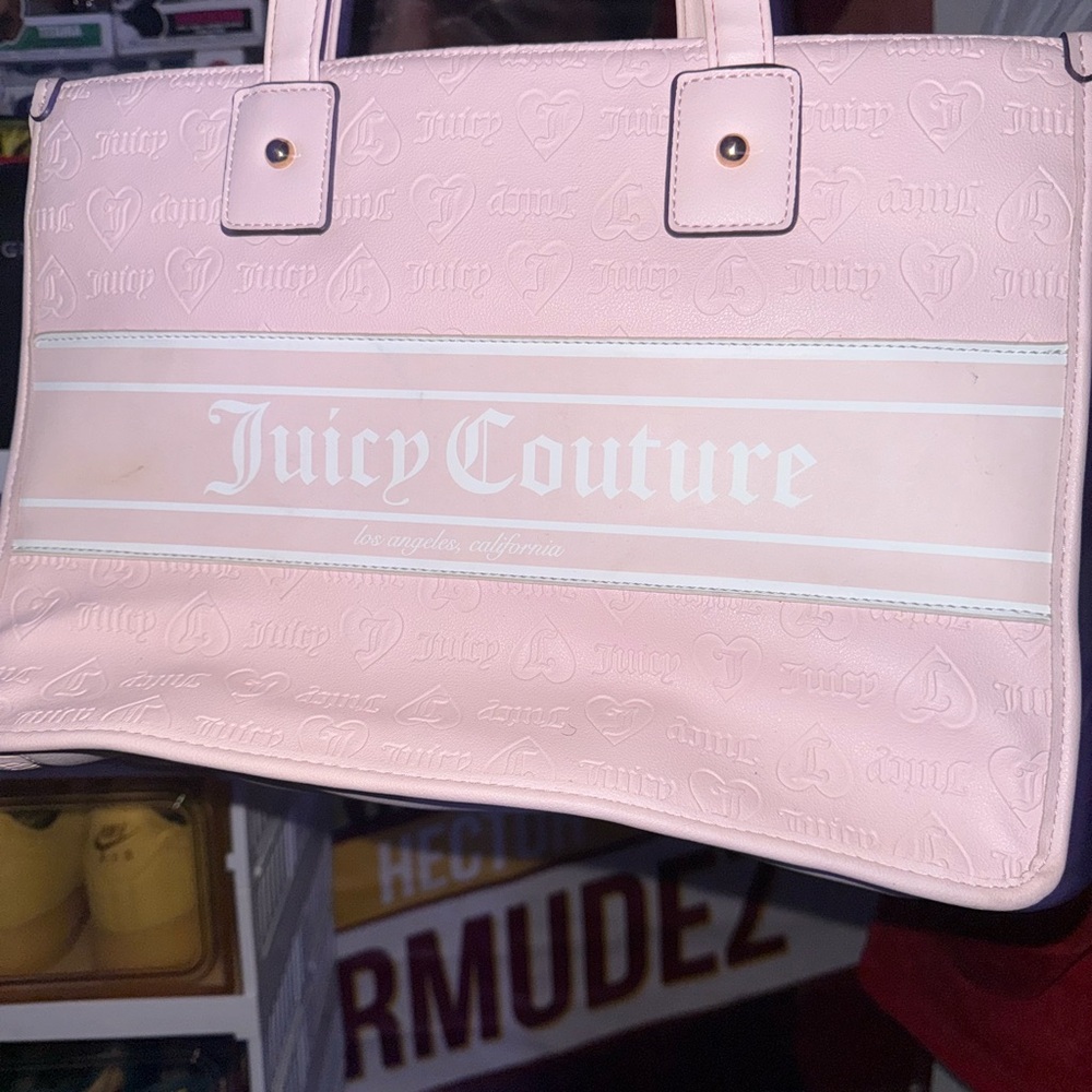 Juicy Couture Pink Modern Tote Bag